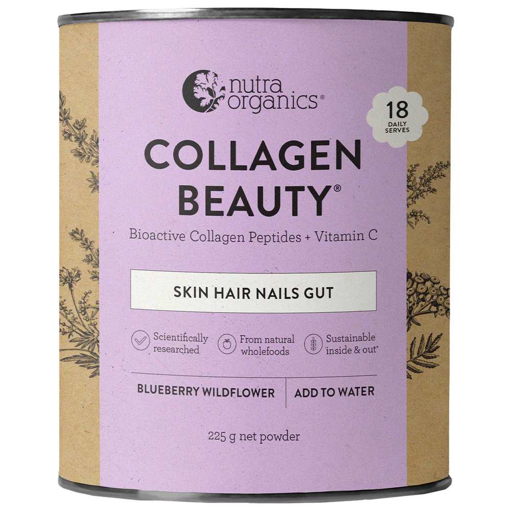 Nutra Organics Collagen Beauty - Blueberry Wildflower 225g