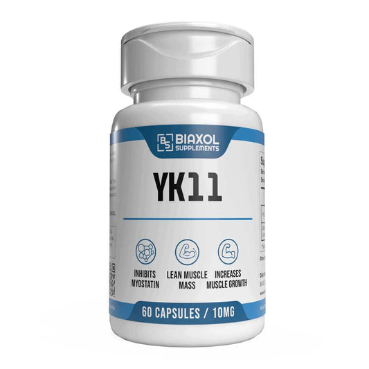 Biaxol Supplements  Yk11 – Myostatin Inhibitor for Lean Muscle Growth – 60 Capsules