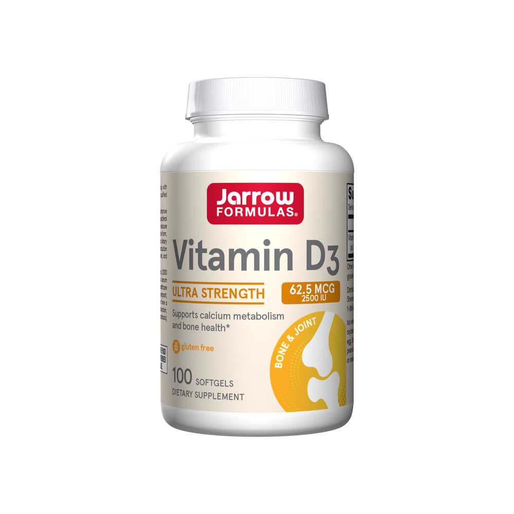 Jarrow Formulas Vitamin D3 - 2500 Iu 100 Softgels