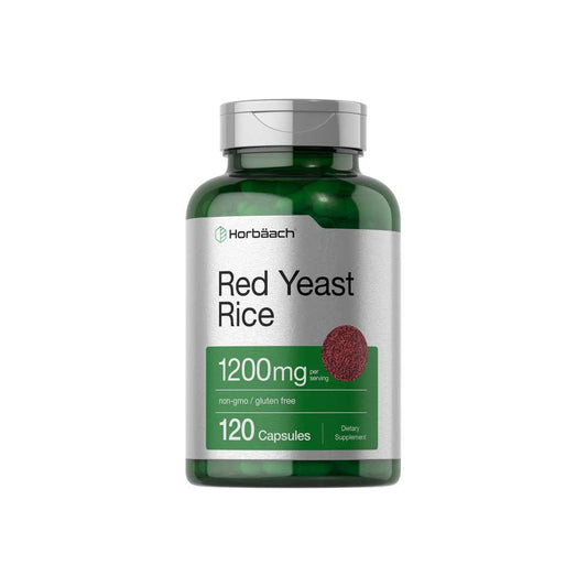 Horbäach Red Yeast Rice 1200mg per Serving | 120 Capsules