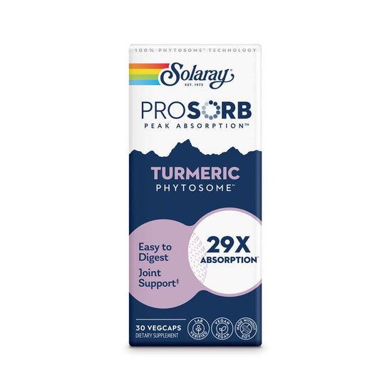 Solaray Pro Sorb Turmeric 29x 500mg 30 Caps