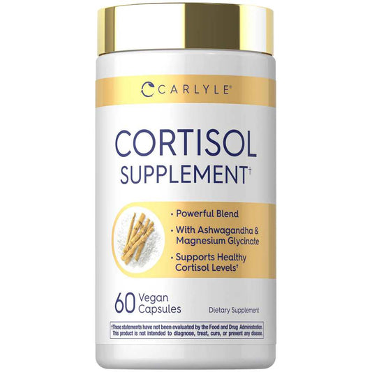 Carlyle Nutritionals Cortisol Supplement | 60 Vegan Capsules