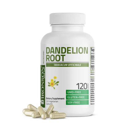 Bronson Vitamins Dandelion Root 1500 Mg per Serving 120 Caps