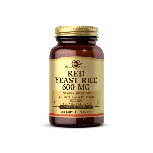 Solgar Red Yeast Rice 60 Vegetable Capsules