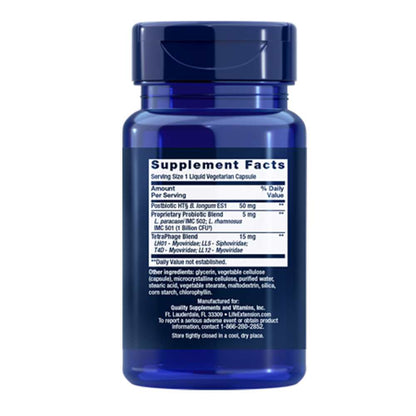 Life Extension Florassist® Probiotic Gi with Phage Technology – 30 Liquid Vege Cap