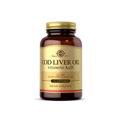 Solgar Cod Liver Oil 100 Softgels