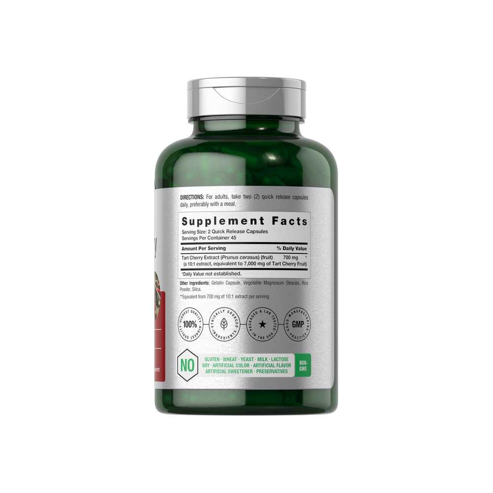 Horbäach Tart Cherry Extract 7000mg per Serving | 90 Capsules