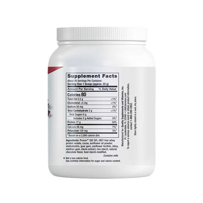 Life Extension Wellness Code® Whey Protein Isolate (chocolate) 437 Grams