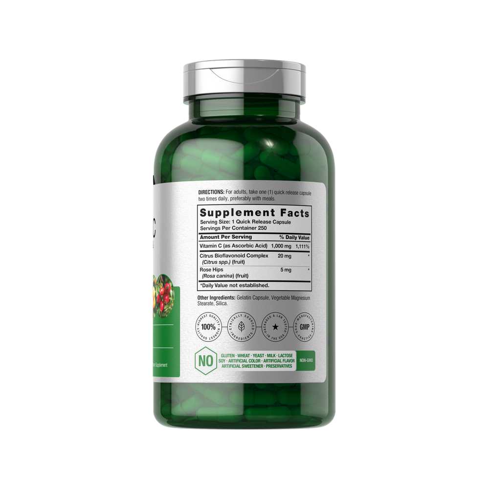 Horbäach Vitamin C 1000mg | 250 Capsules