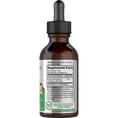 Horbäach Ginger Root Extract | 2oz Liquid