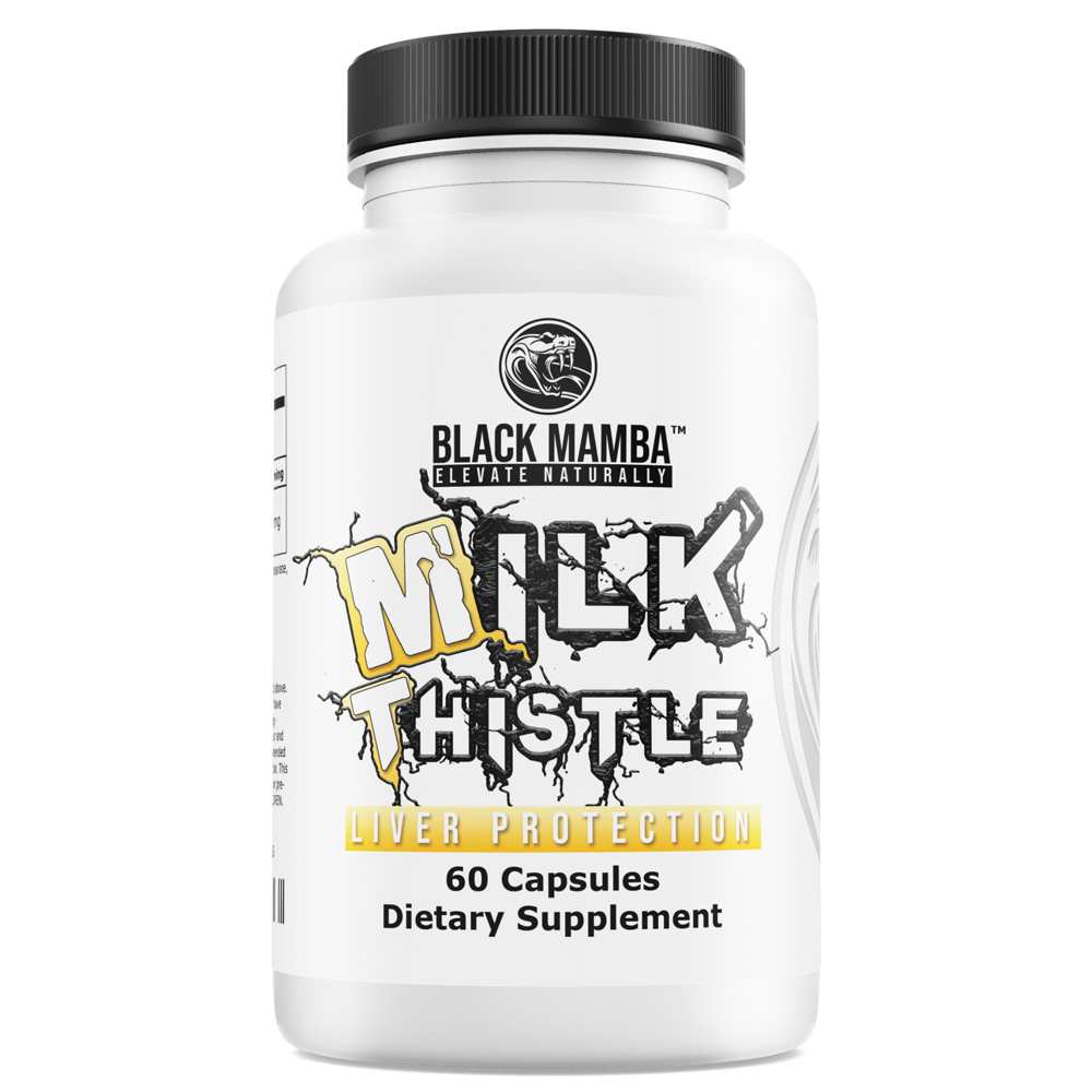 Black Mamba Milk Thistle 1000mg per Serving 60 Caps