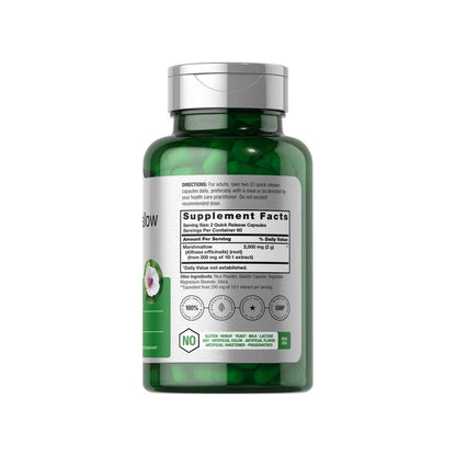 Horbäach Marshmallow Root 2000mg per Serving | 120 Capsules