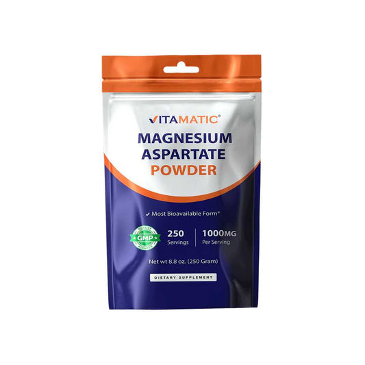 Vitamatic Magnesium Aspartate 250gram Powder