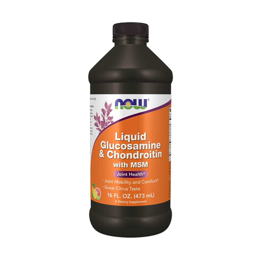 Now Foods Liquid Glucosamine & Chondroitin with Msm – Joint Health – 16 Fl Oz