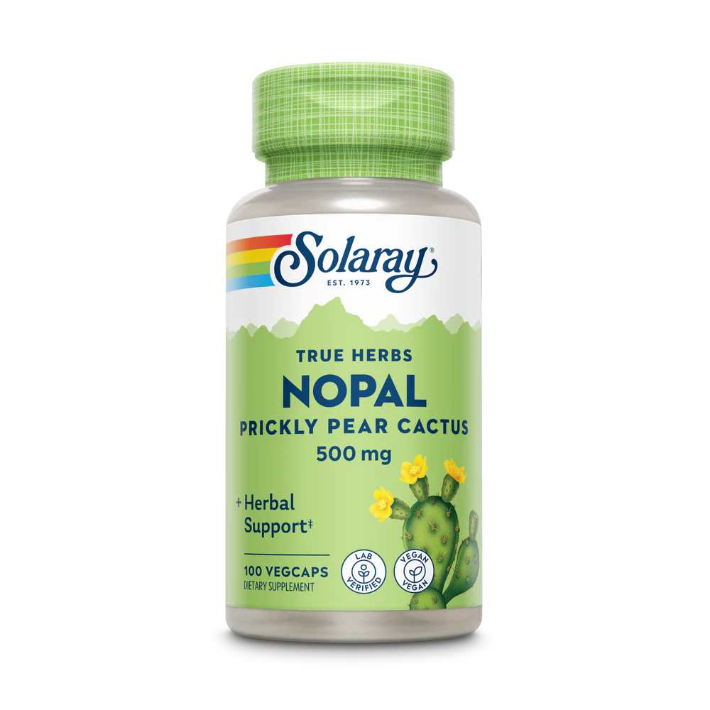 Solaray Nopal, Prickly Pear Cactus 500mg 100 Caps