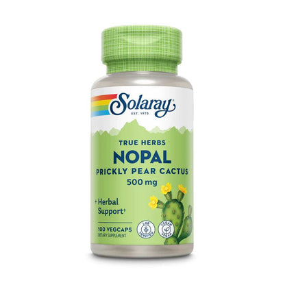 Solaray Nopal, Prickly Pear Cactus 500mg 100 Caps