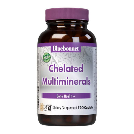 Bluebonnet Nutrition Chelated Multiminerals 120 Caplets