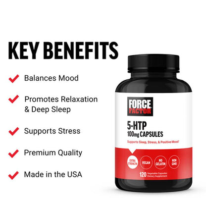 Force Factor 5-Htp – 120 Capsules