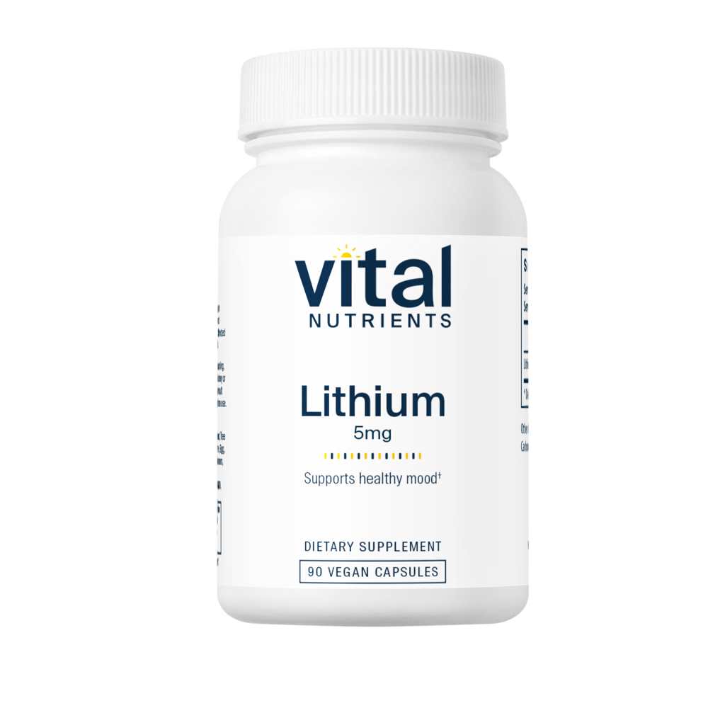 Vital Nutrients Lithium Orotate 5mg 90 Caps