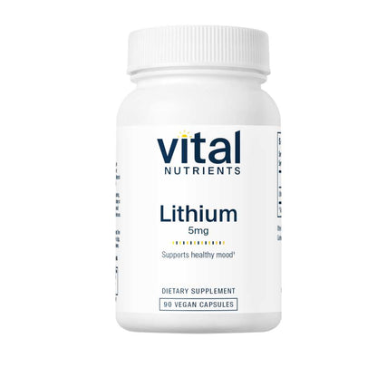 Vital Nutrients Lithium Orotate 5mg 90 Caps