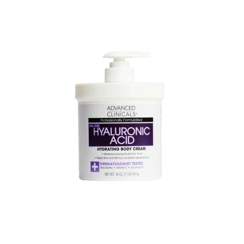 Advanced Clinicals Hyaluronic Acid Body Cream 454g