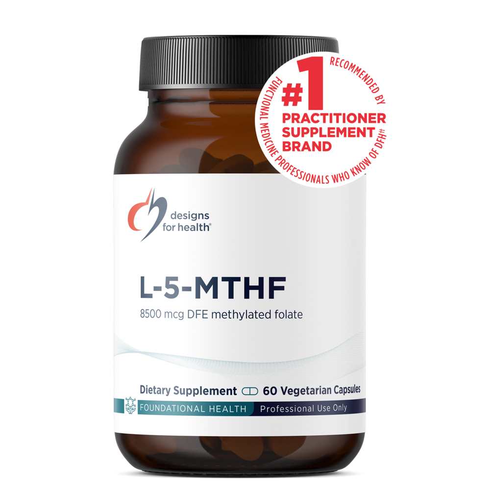 Designs for Health L-5-Mthf 8,500 Mcg Dfe (5 Mg) 60 Caps