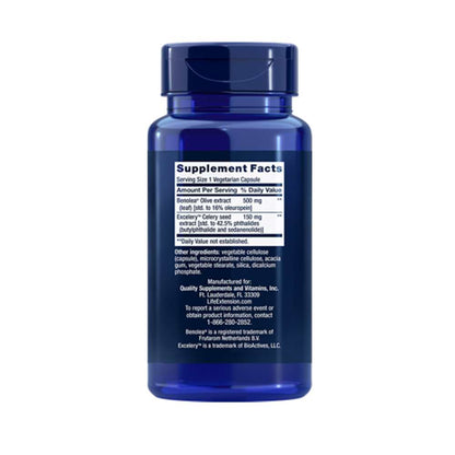 Life Extension Advanced Olive Leaf Vascular Support – 60 Vegetarian Capsules