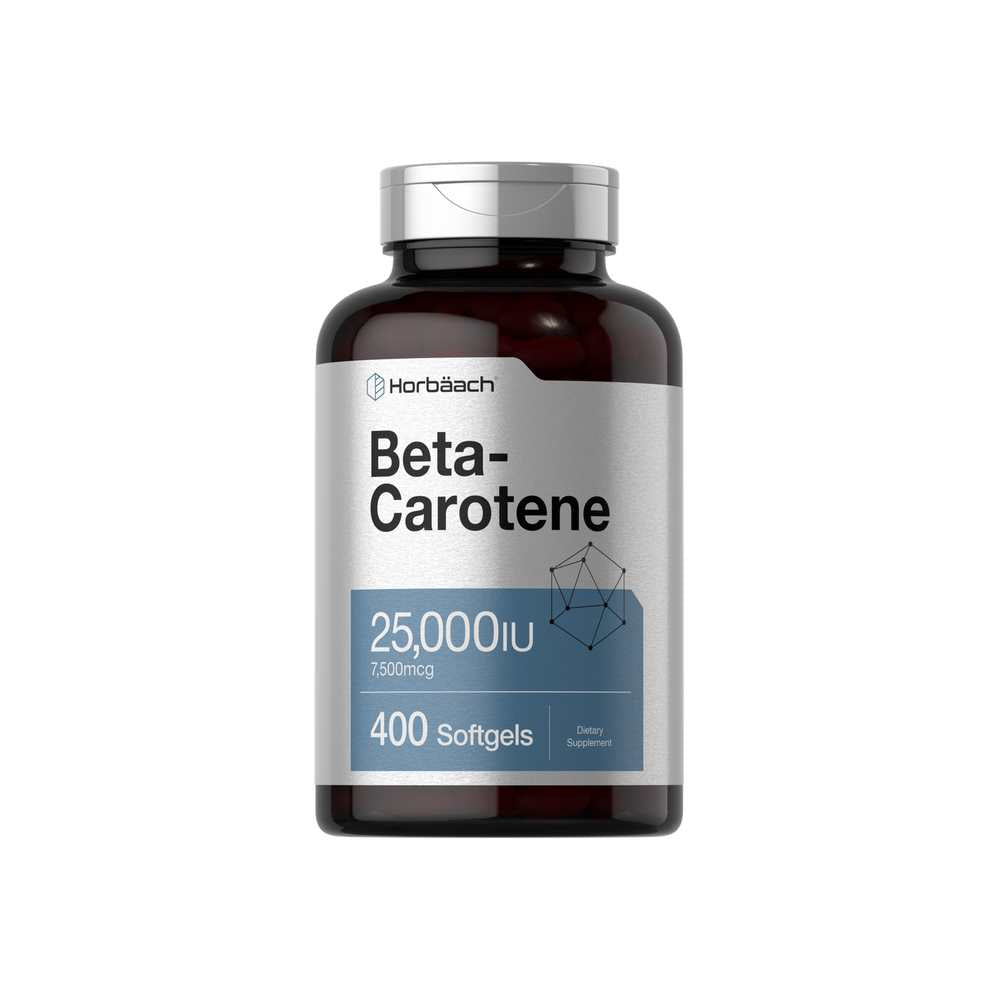 Horbäach Beta Carotene 25000 Iu | 400 Softgels