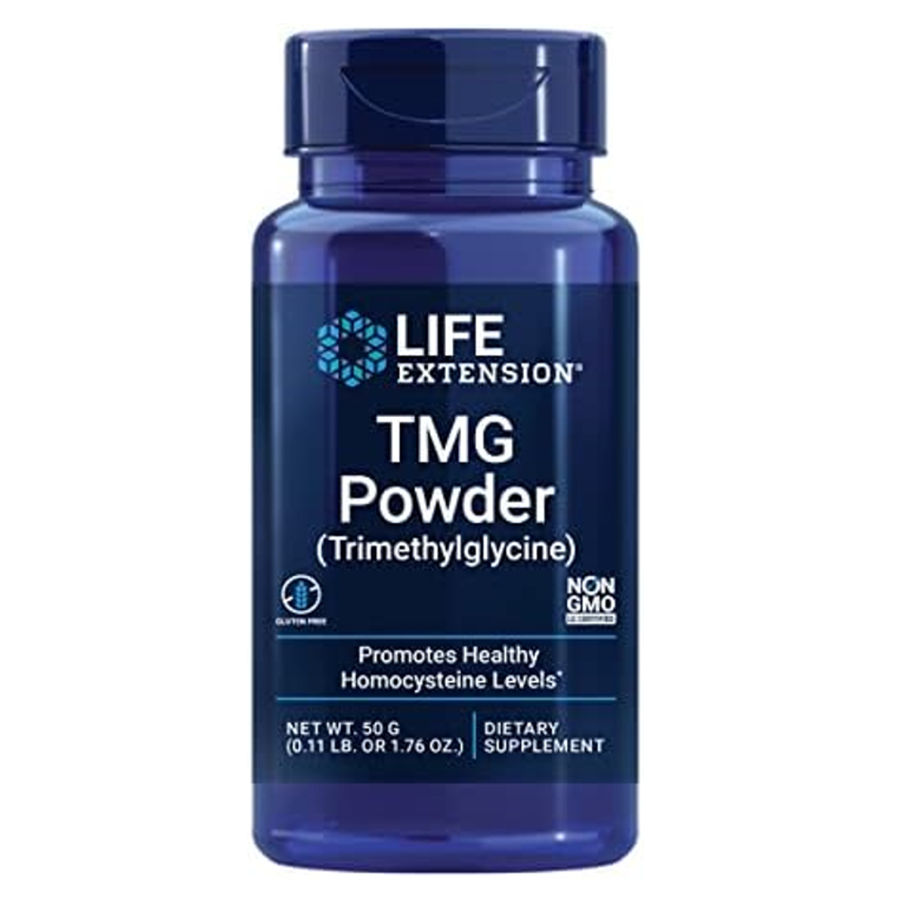 TMG Powder. Trimethylglycine, 50 grams By Life Extension