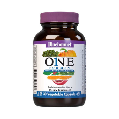 Bluebonnet Nutrition One for Men Whole Food-Based Multiple 30 Caps