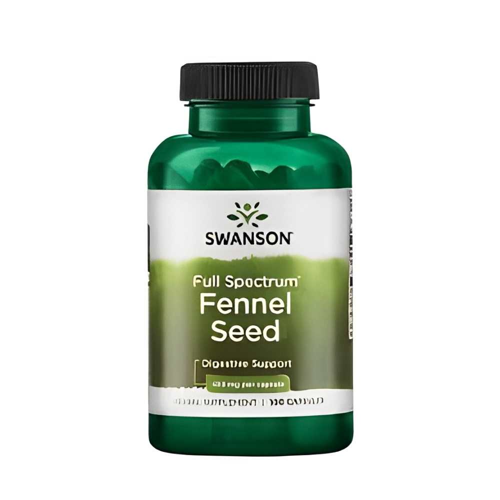 Swanson Fennel Seed Extract – Digestive Support, 100 Capsules