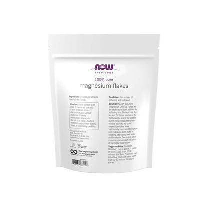 Now Foods Magnesium Flakes – Pure Magnesium Chloride Crystals – Relaxing Bath Soak – 750 g