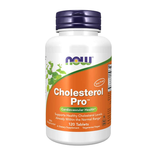 Now Foods Cholesterol Pro™ with Soy – Cardiovascular Health Support – 120 Vegan Tablets
