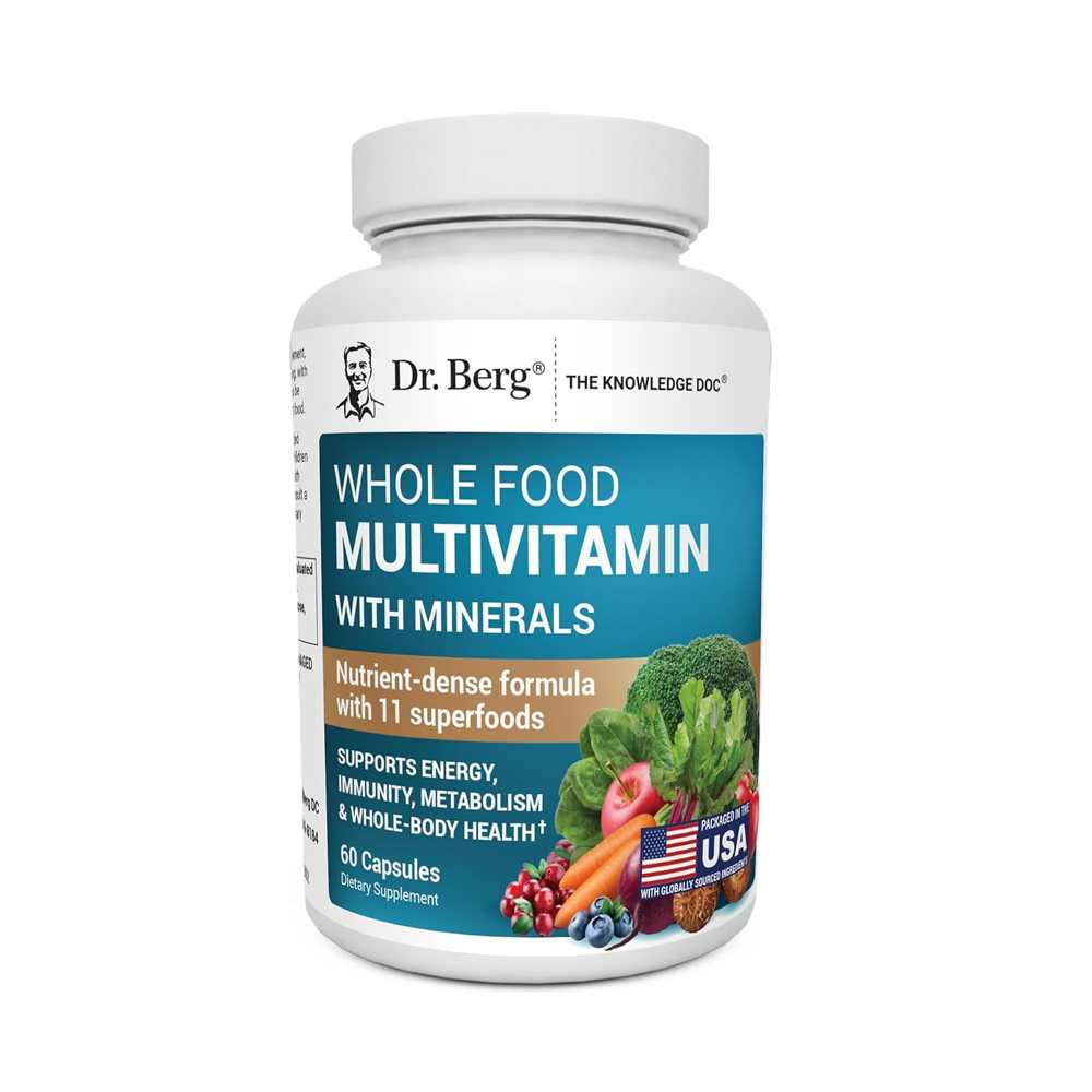 Dr. Berg Whole Food Multivitamin with Minerals 60 Caps