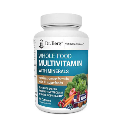 Dr. Berg Whole Food Multivitamin with Minerals 60 Caps