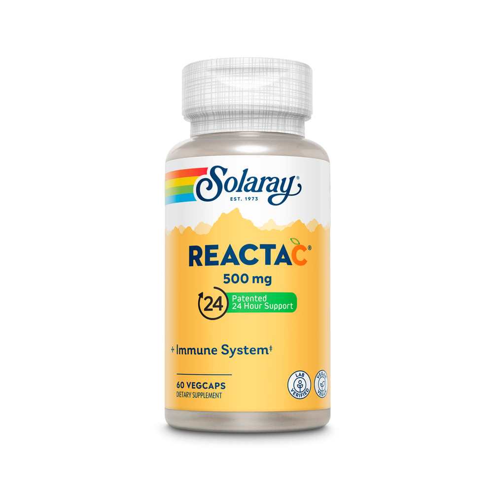 Solaray Reacta-C & Bioflavonoids 500mg 60 Caps