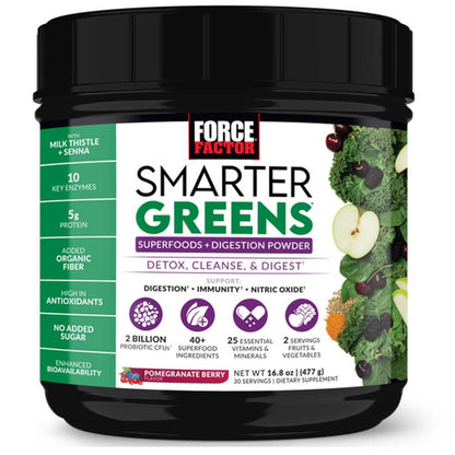 Force Factor Smarter Greens Digestion – 30 Servings (477g)