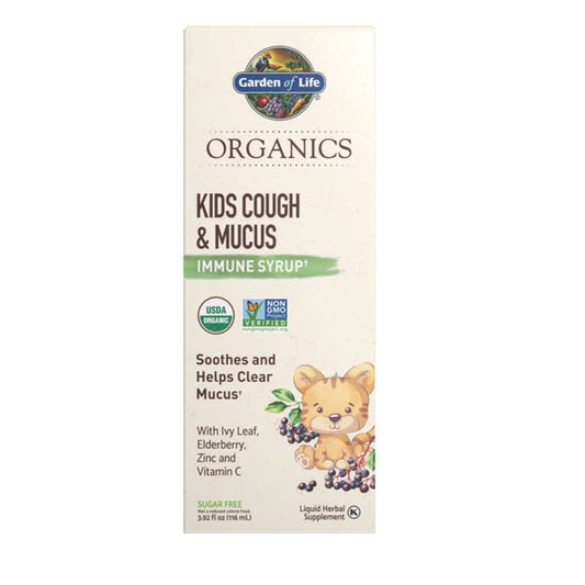 Garden of Life Organics Kids Cough & Mucus Immune Syrup† 116ml