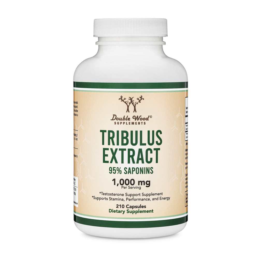 Double Wood Tribulus Extract 1000mg – 95% Saponins – 210 Capsules