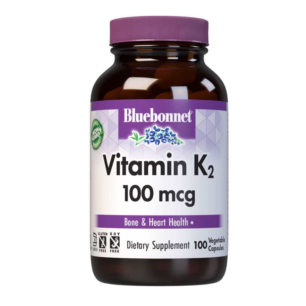 Bluebonnet Nutrition Vitamin K2 100 Mcg 100 Caps