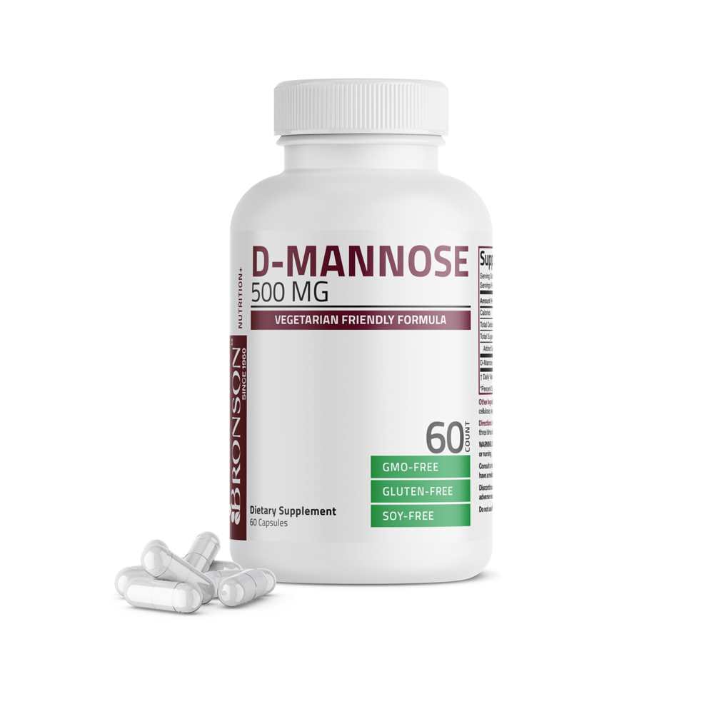 Bronson Vitamins Bronson D-Mannose 500 Mg 60 Caps