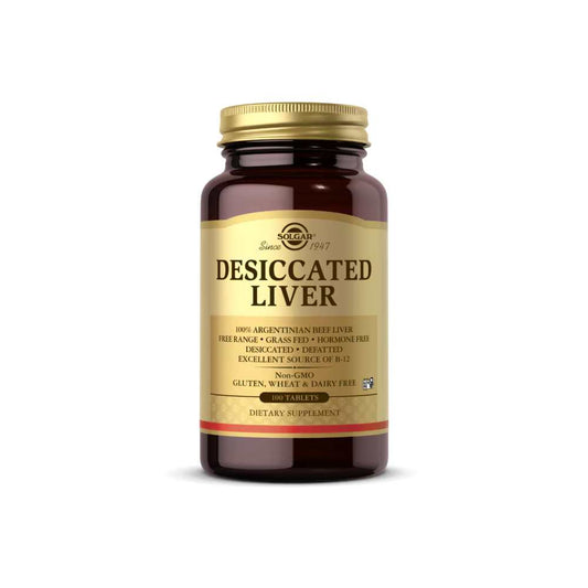 Solgar Desiccated Liver 100 Tablets