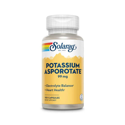 Solaray Potassium Asporotate 99mg 100 Caps