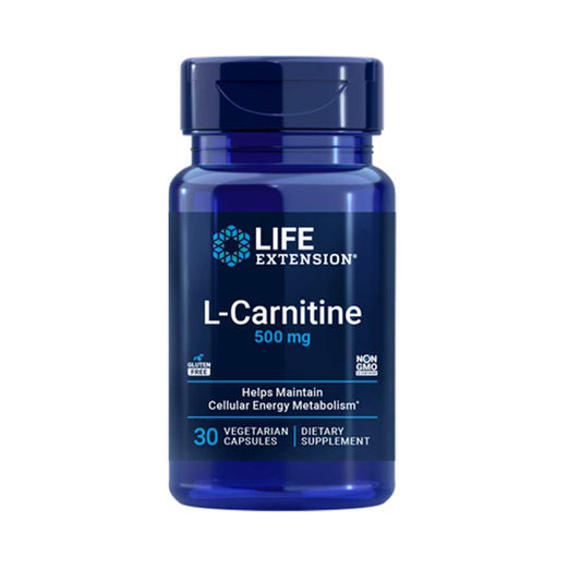 Life Extension L-Carnitine 500 Mg – 30 Vegetarian Capsules