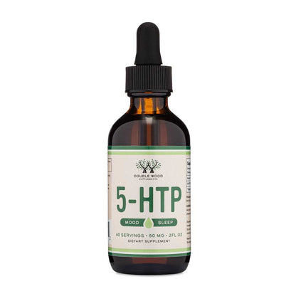 5-Htp Drops by Double Wood – 2 Fl Oz – Natural Mood Enhancer