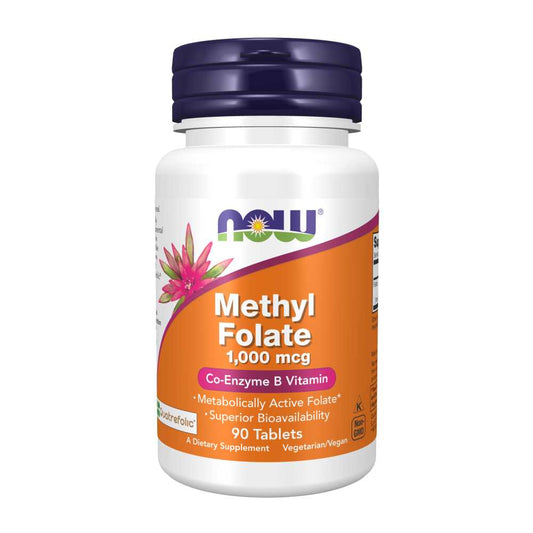 Now Foods Methyl Folate 1,000 Mcg – 90 Tablets