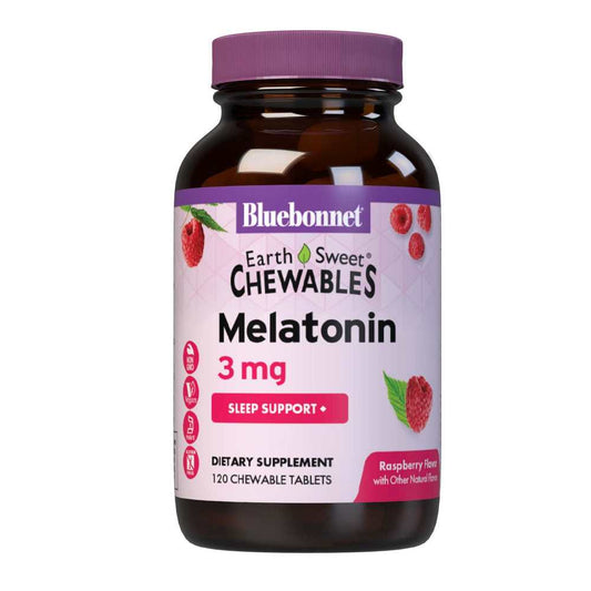 Bluebonnet Nutrition Earthsweet Chewables Melatonin 3 Mg 120 Tablets