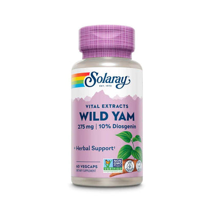 Solaray Wild Yam Root Extract 275mg 60 Caps