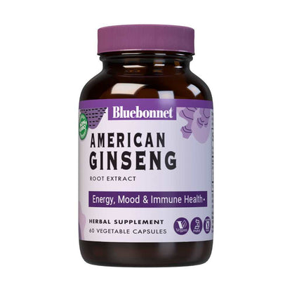 Bluebonnet Nutrition American Ginseng Root Extract 60 Caps