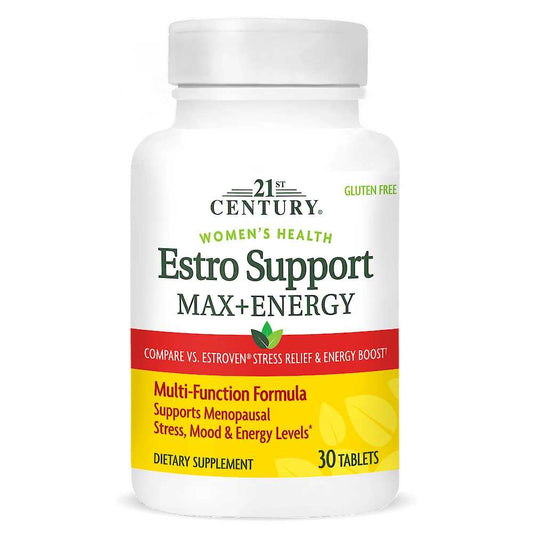 21st Century Estro Support Max + Energy 30 Tabs